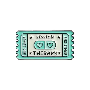 Therapy Session Brooch Enamel Pin