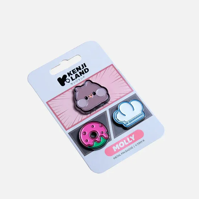 Tiny-K Pin Badges - Molly