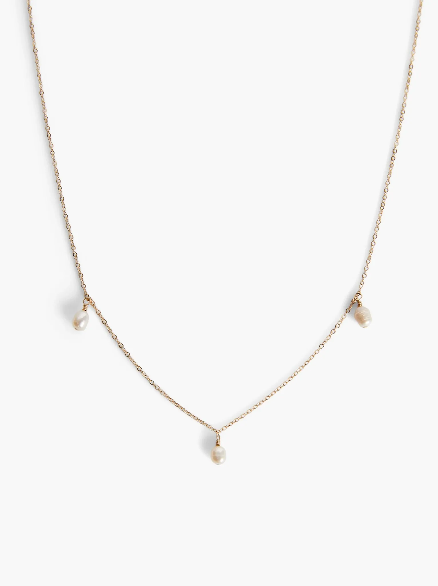Triple Pearl Necklace