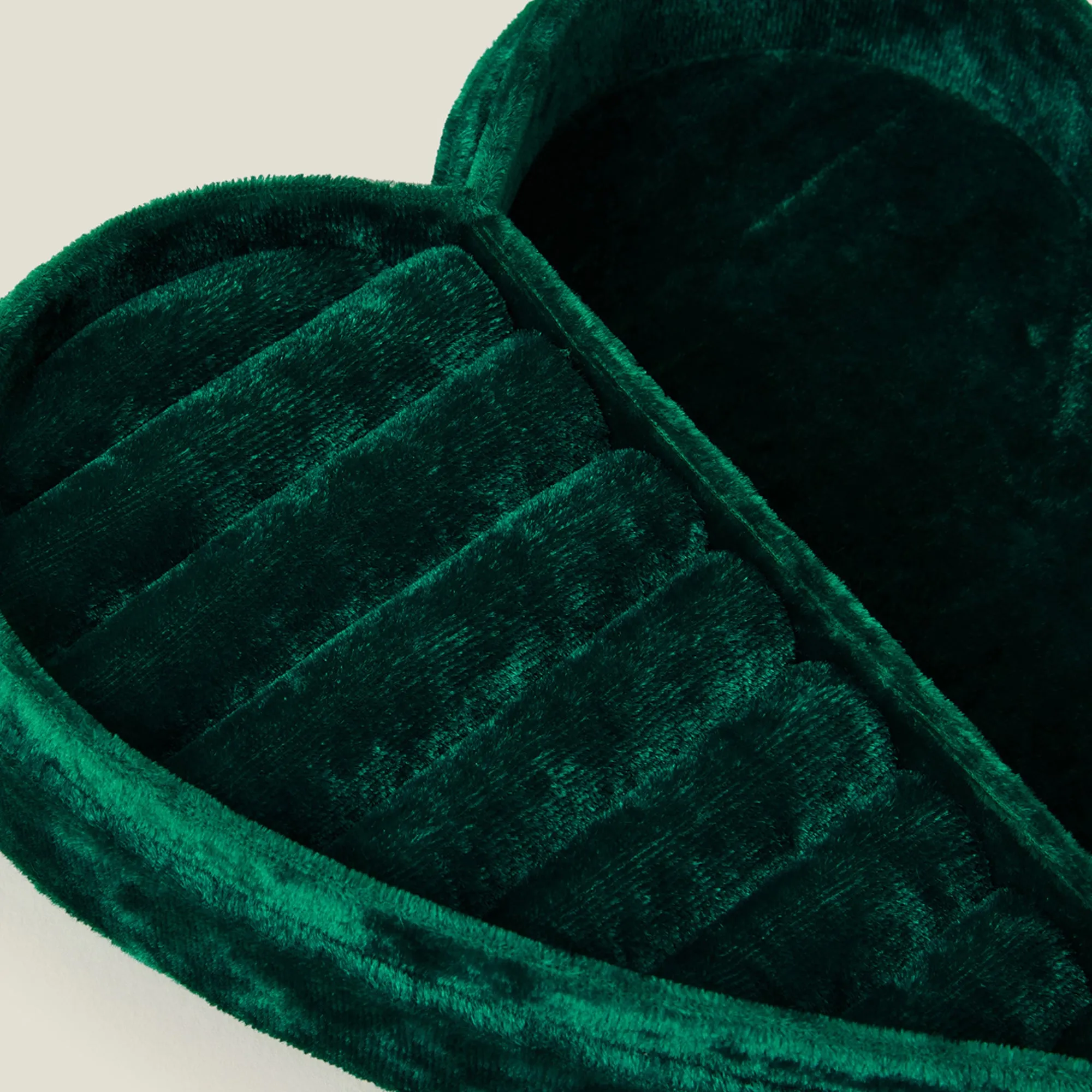 Velvet Heart Jewellery Box Teal