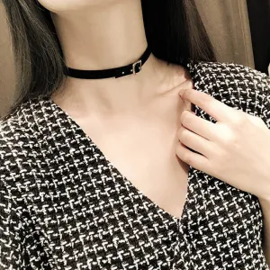 Velvet Rope Clavicle Necklace