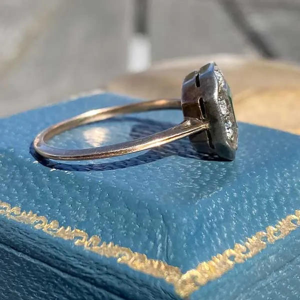 Vintage Emerald & Diamond Ring