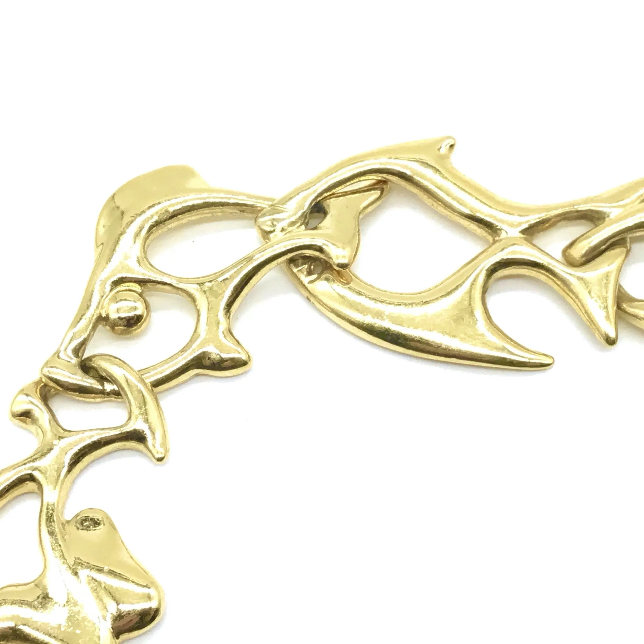Vintage YSL Yves Saint Laurent Fish Necklace