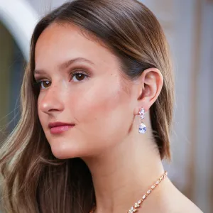 Wedding Crystal Drop Earrings - Holly