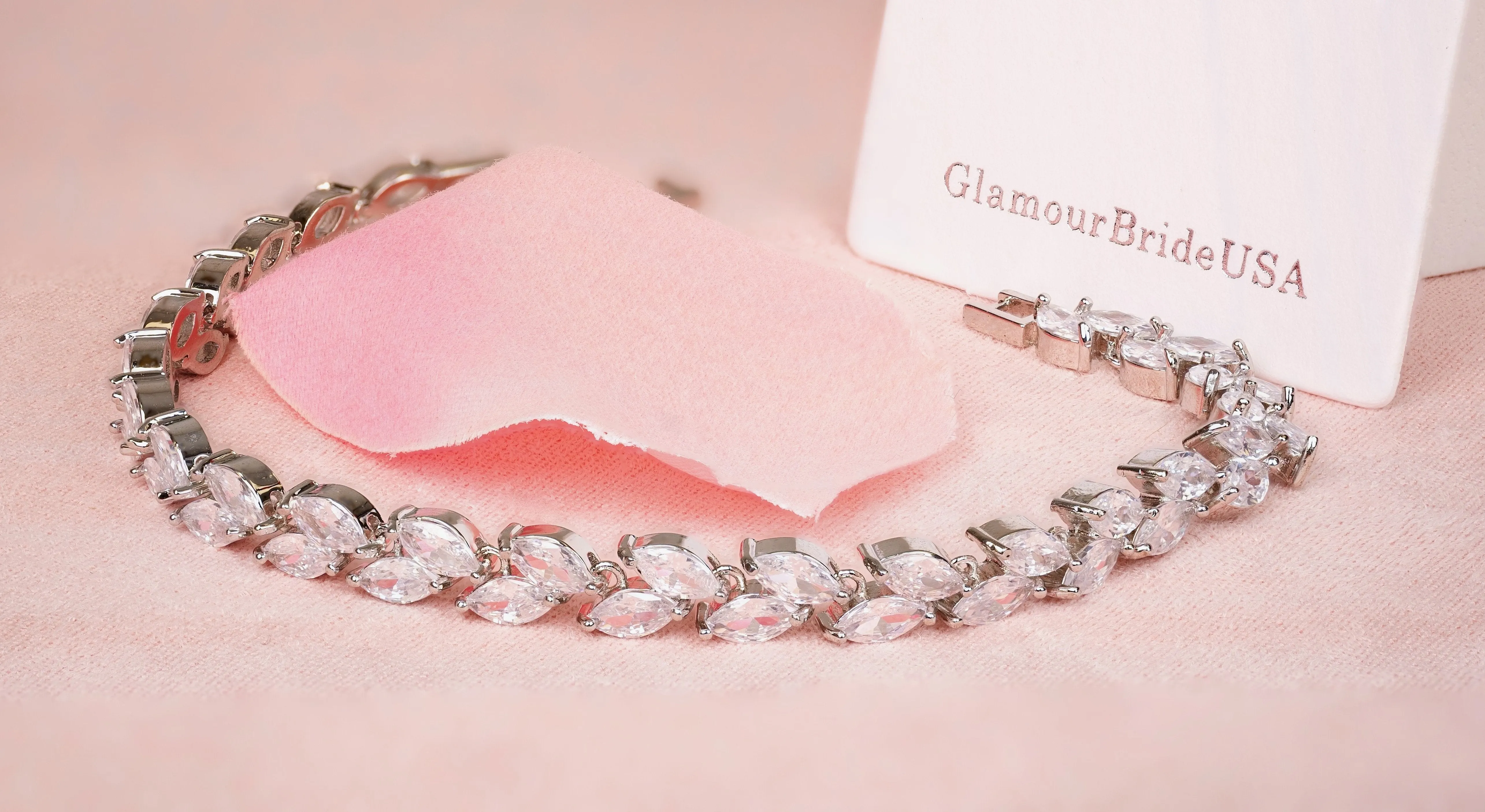 Wedding Crystal Drop Earrings - Holly