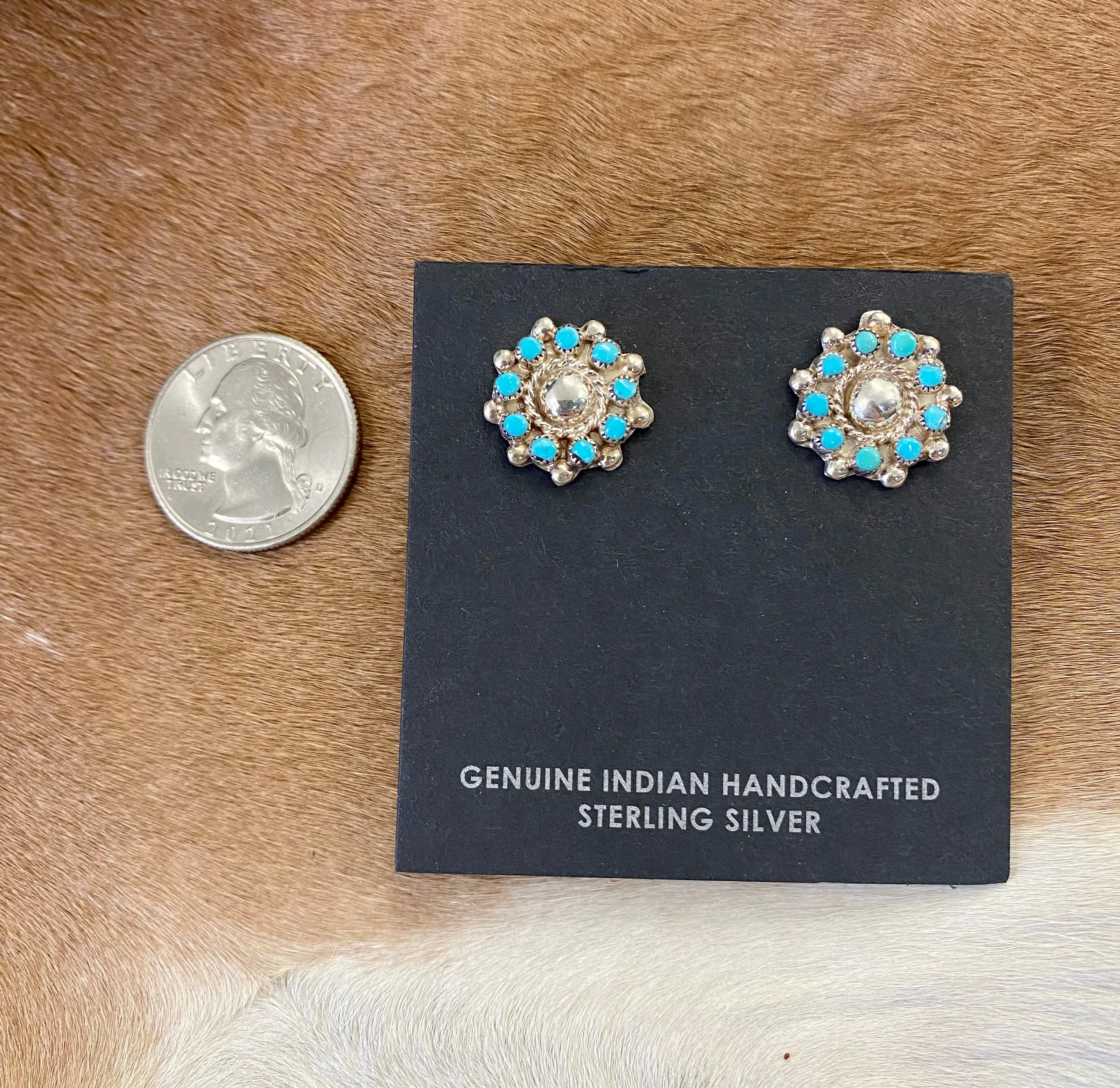 Zuni Turquoise Earrings